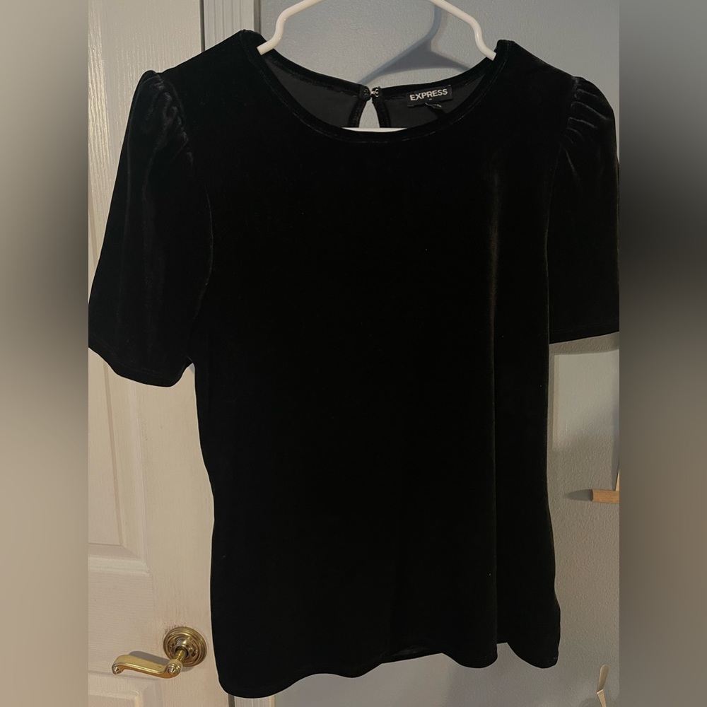 Express Velvet Blouse